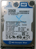 WD3200BEVT-00ZCT0 PN FW HHNT2HNB 320.GB