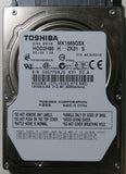 MK1665GSX HDD2H85 H ZK01 S, PCB: G002641A, SERIAL NUMBER: 50G7F0KJSKV1, 160.GB,