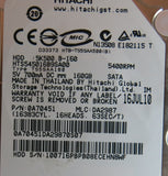 HTS545016B9SA00, PN 0A70451, MLC DA2987, 220 0A90161 01 PCB