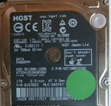 HTS541010A9E662, PN 0J37023, MLC  DA5747, 220 0A90350 01 PCB