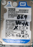 WD3200BEVT  DCM HHCVJHBB  Serial Number: WX21A6051427  350GB 2.5  PCB 2060-771672-004 REV A