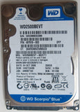 WESTERN DIGITAL WD2500BEVT-60ZCT1 DCM HHCT1QBB 250GB