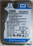 WESTERN DIGITAL WD2500BEVT-22A23T0 DCM HHMTJHNB 250GB