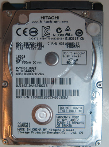 HTD543216A7A384 DCM DA4024 160GB