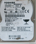 MK5056GSY HDD2E61 F VL01 S  PCB: G002587-0A  SERIAL NUMBER: 90H6FAEHSHR9  500GB