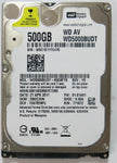 WD5000BUDT-63G8FY0 PN FW DB0TJVN 500GB