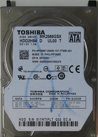 TOSHIBA MK2565GSX HDD284 D UL03 T,  PCB