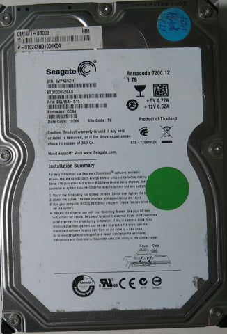 SEAGATE ST31000528AS PCB 100535537 REV A,  1.0TB