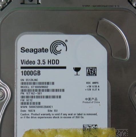 SEAGATE ST1000VM002 PCB 100724095 REV A,  1.0TB