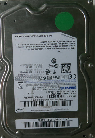 SAMSUNG HD103SI PCB BF41-00284A 01,  1000.GB