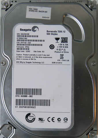SEAGATE ST3500413AS PCB 100535704 REV C,  500.GB