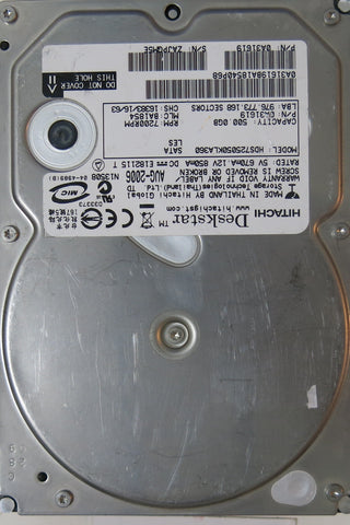 HITACHI HDS725050KLA360 PCB F 0A31169 01,  500.GB