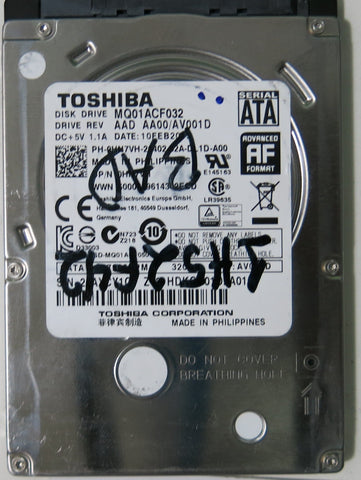 TOSHIBA MQ01ACF032 AAD AA00/AV001D PCB G003235C,  320.GB