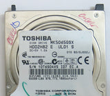 TOSHIBA MK565GSX HDD2H82 E ULO1 S G002641A PCB