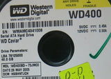 WESTERN DIGITAL WD400BD-75JMC0, DCM HSBHNTJCH, 2060-001293-001 REV A PCB