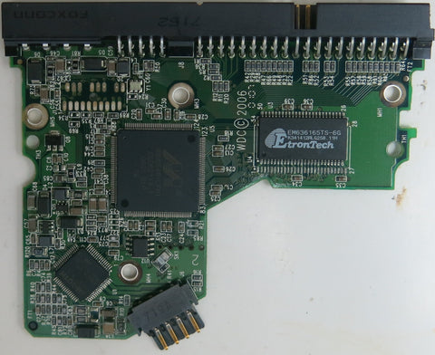 WD1600BB-56RDA0, DCM HBCHNTJAAN, 2060-701292-002 REV A PCB