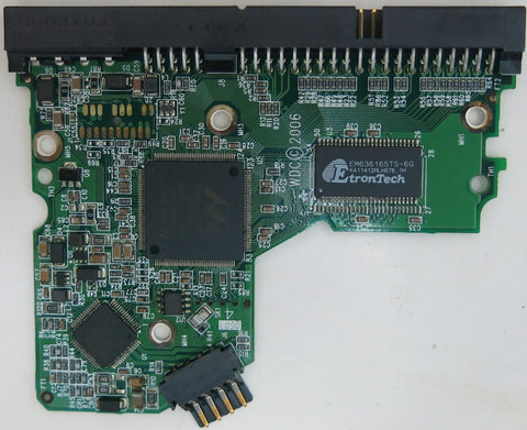 WD1600BB-56RDA0, DCM HSBHCTJAA, 2060-701292-002 REV A PCB