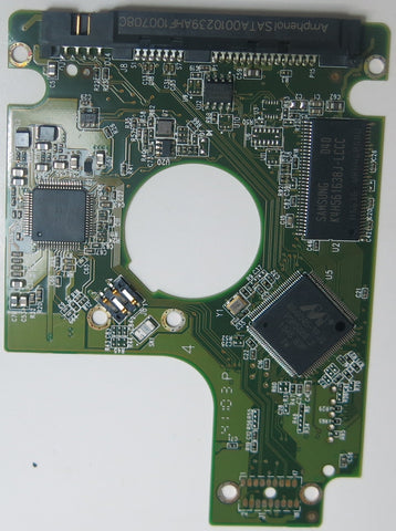 WD5000BUDT-63G8FY0, DCM  HHNTJHNB, 2060-771672-004 REV A PCB