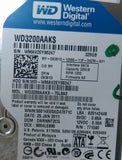 WD3200AAKS-75L9A0, DCM DARNNT2CG, 2060-771590-001 REV A  PCB
