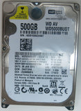 WD5000BUDT-63G8FY0, DCM  DA0T2HB, 2060-771672-004 REV A PCB