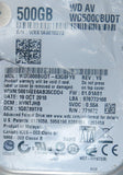 WD5000BUDT-63G8FY0, DCM  HVNTJHB, 2060-771672-004 REV A PCB