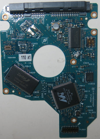 TOSHIBA MK1665GSX HDD2H85 H ZK01 B, G002641A PCB