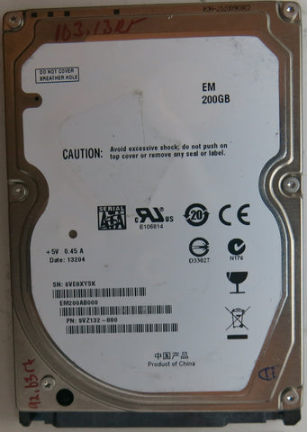 EM200AB000 PN 9VZ132-880FW  200 GB