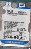 WD800BEVT-00A23T0 DCM HHCTJHBB 80GB 3.5