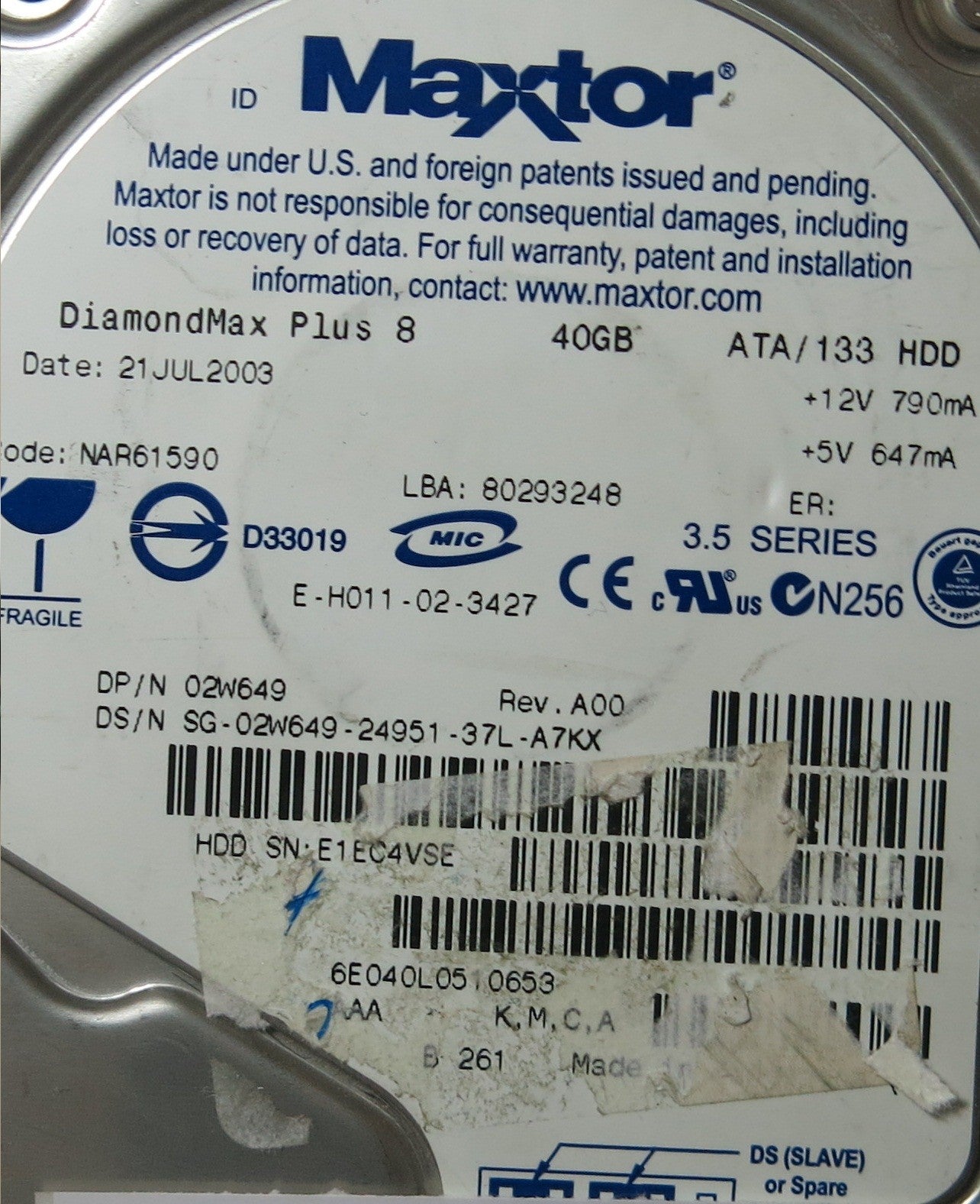 6E040L0 301548100 PCB