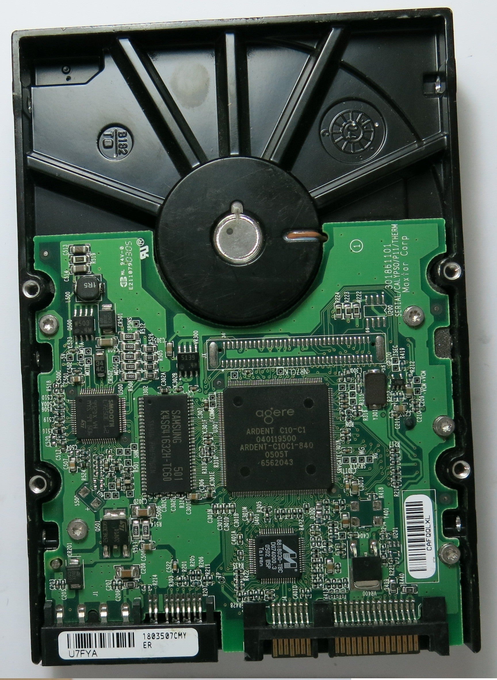 6Y120M013731A,  Serial:Y3PEY57E,  120GB 3.5,  PCB:301861101- REV A