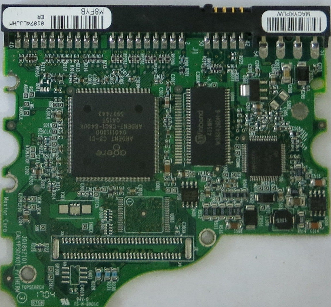 7Y250P0 CODE:YAR41BW0 K,G, C, D  301862101 PCB