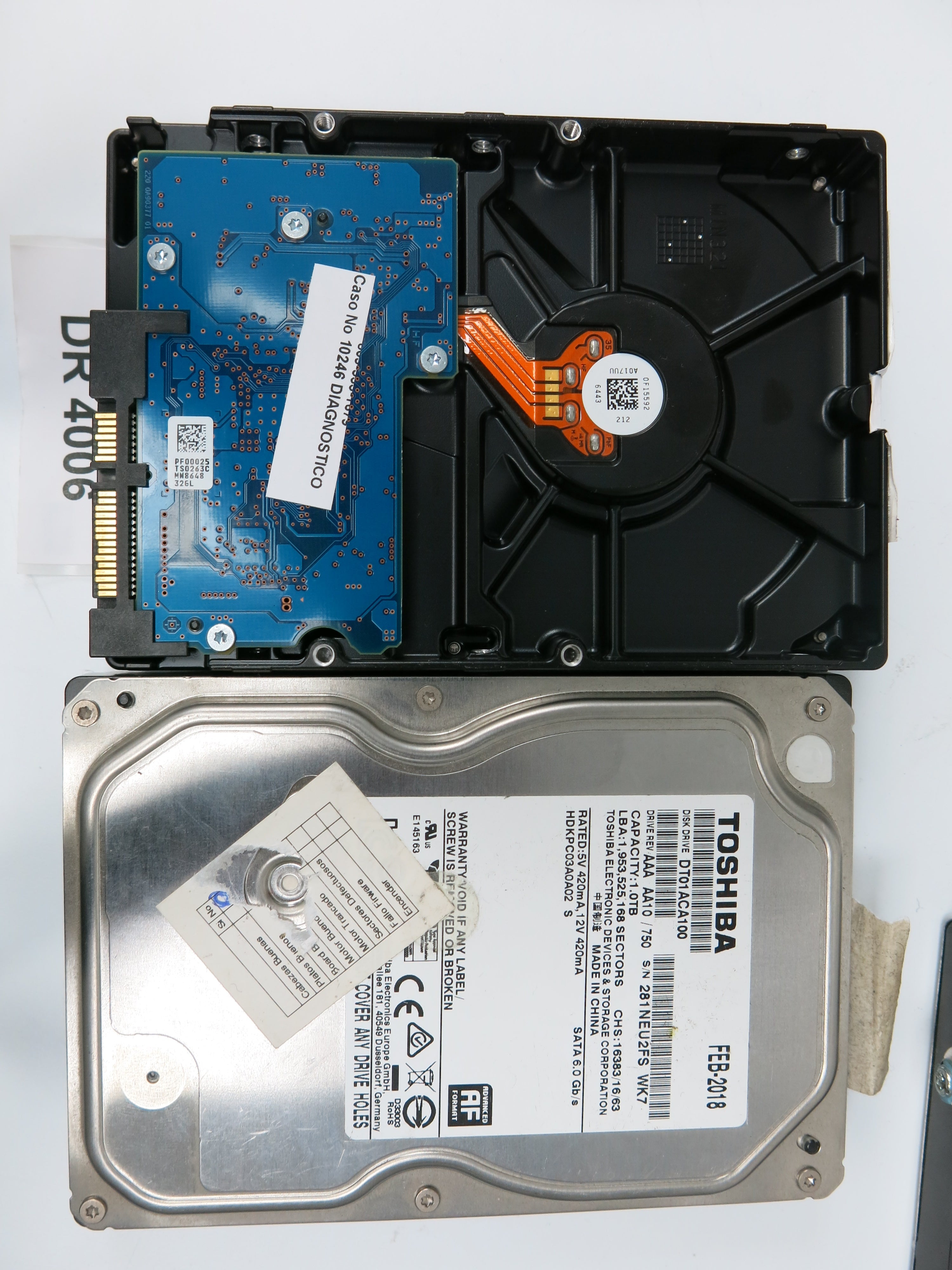 DT01ACA100, 1.0TB 3.5, 220 0A90377 01