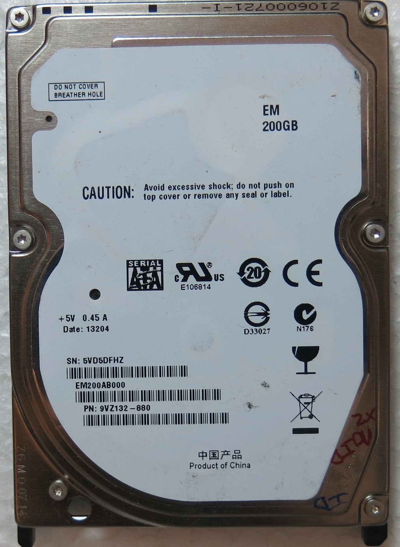 EM200AB000 PN 9VZ132-880 100536286 REV E PCB