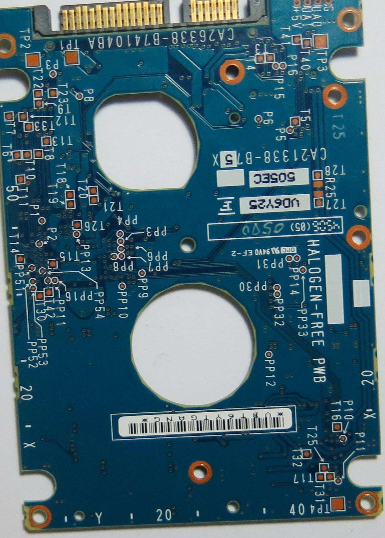 FUJITSU MHV2120BH , 0080892C PCB