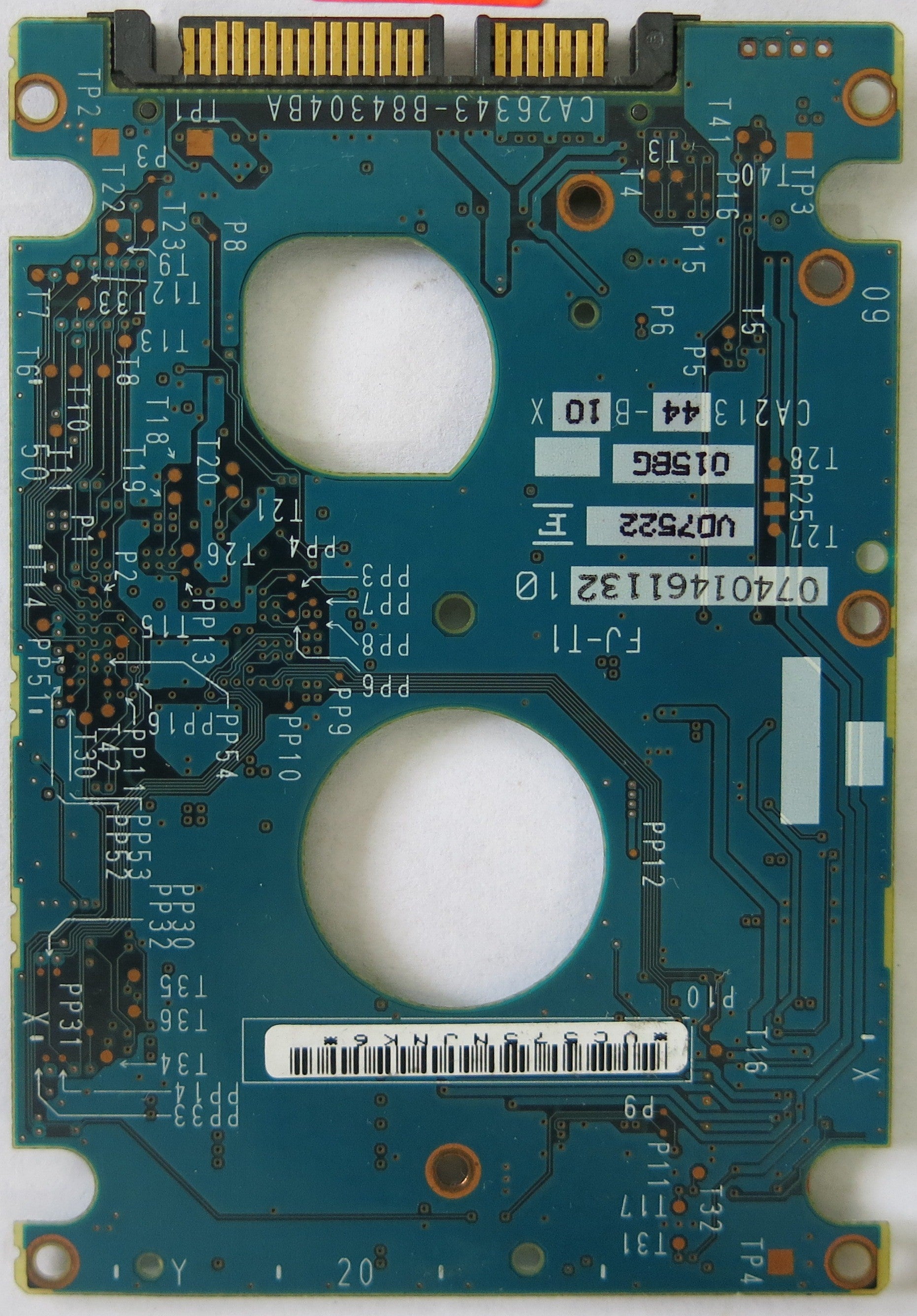 FUJITSU MHW2160BH P/N 4421220-001 PCB CA26343-B84304BA TP1 FW 0080891F