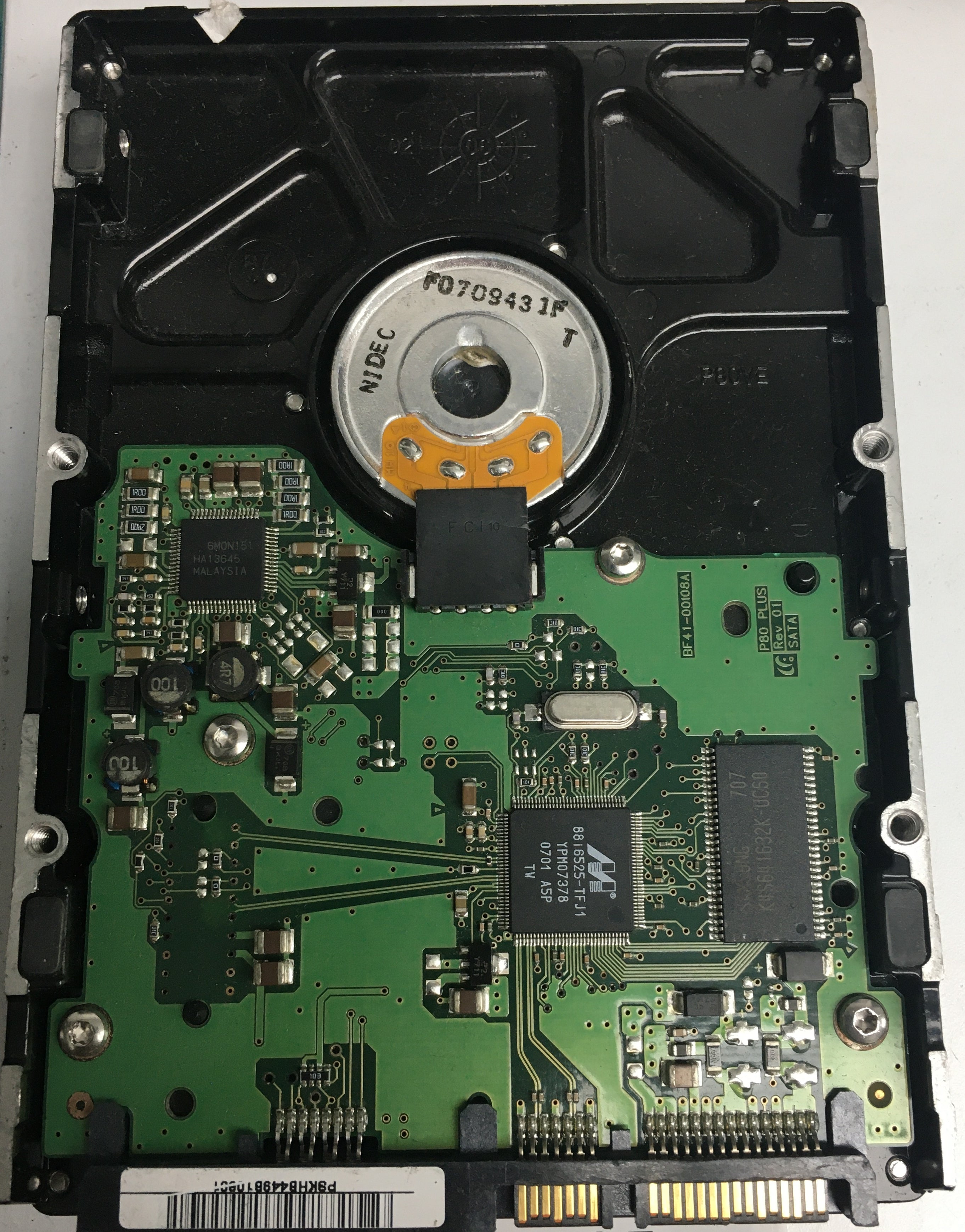 HD080HJ/P, S0VKJ1CP405420, 80GB 3.5, PCB: BF41-00108A