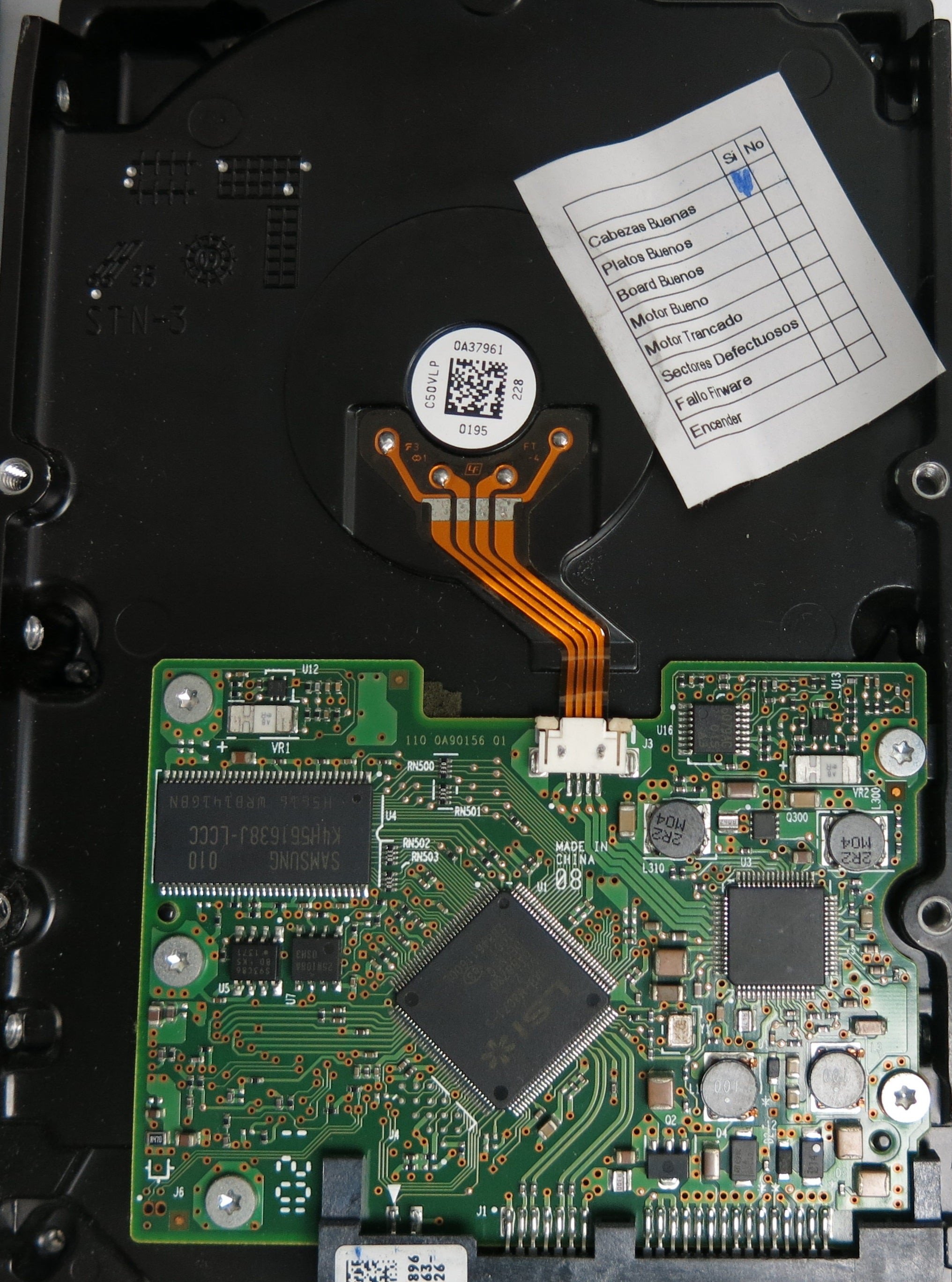 HDE721010SLA330 Serial Number: MQ0MKXEF P/N 0A39514 PCB: 110 0A90156 01