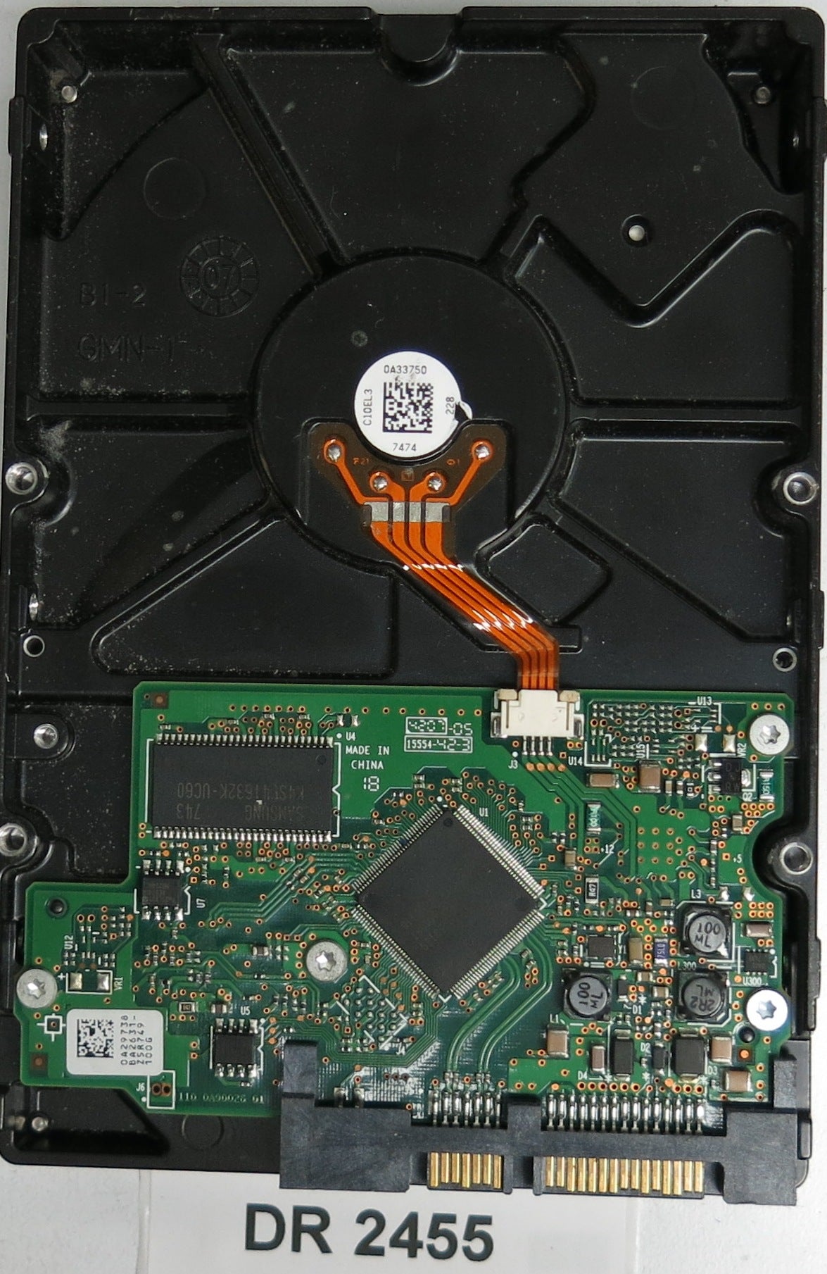 HDP725025GLA380, Serial: RB0B8YKB, P/N: 0A35399, MLC: BA2727, 250GB 3.5, PCB: 110 0A90026 01