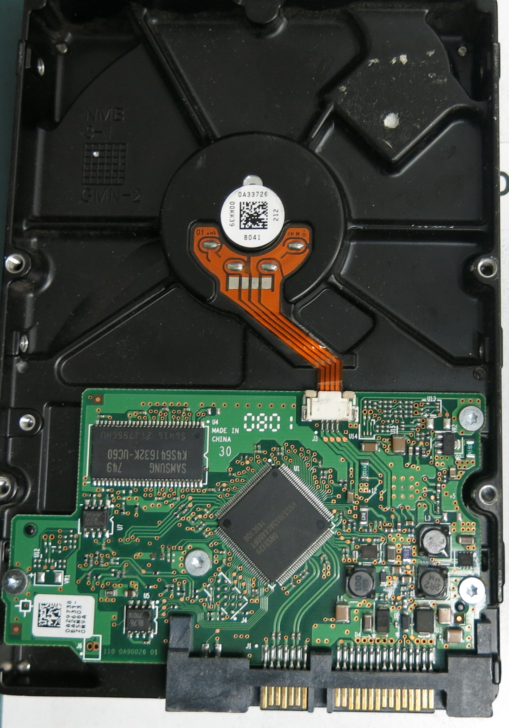 HDP725032GLA380, Serial Number: GEK030RG0LLP5E, P/N: 0A36889, MLC: BA2763, 320GB 3.5, PCB: 110 0A90026 01