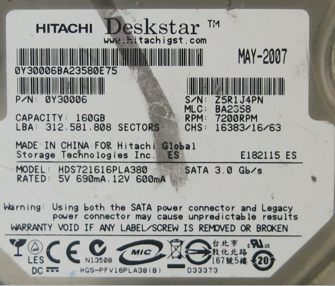 HDS721680PLA380 0A29582  PCB
