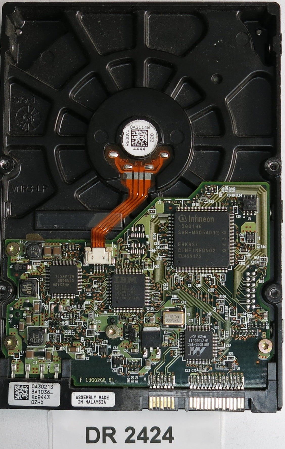 HDS722580VLSA80, Serial Number:VN6B7PCBEPMYRC, P/N: 13G0870, MLC: BA1184, 80GB 3.5, PCB: F 13G0208 01
