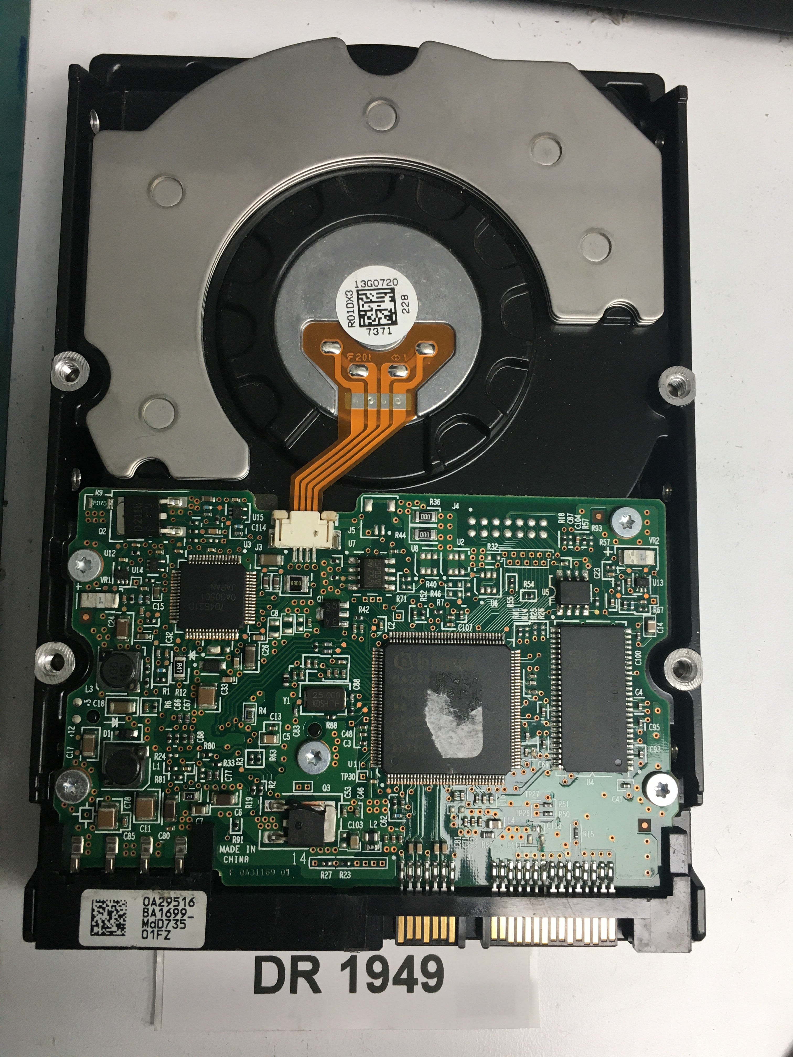 HDS725050KLA360, P/N:0A32216, MLC: BA1963, 500GB 3.5, PCB: F 0A31169 01