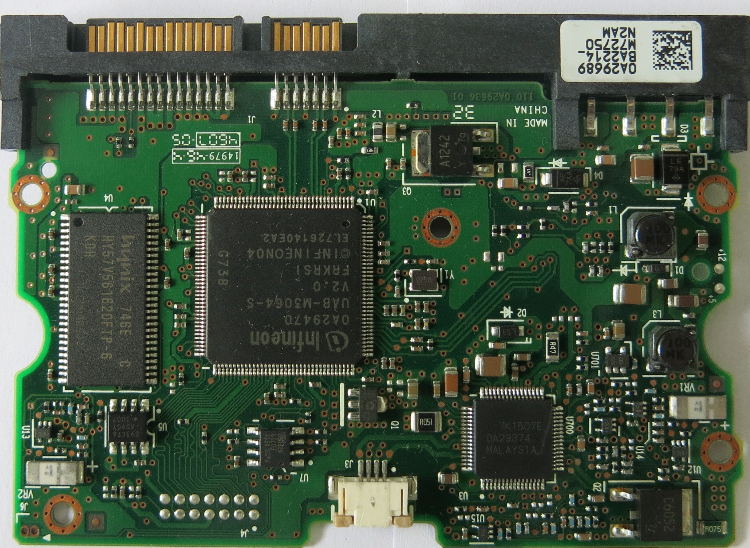 HITACHI HDS721075KLA330 41R0154 220 0A29636 01 PCB