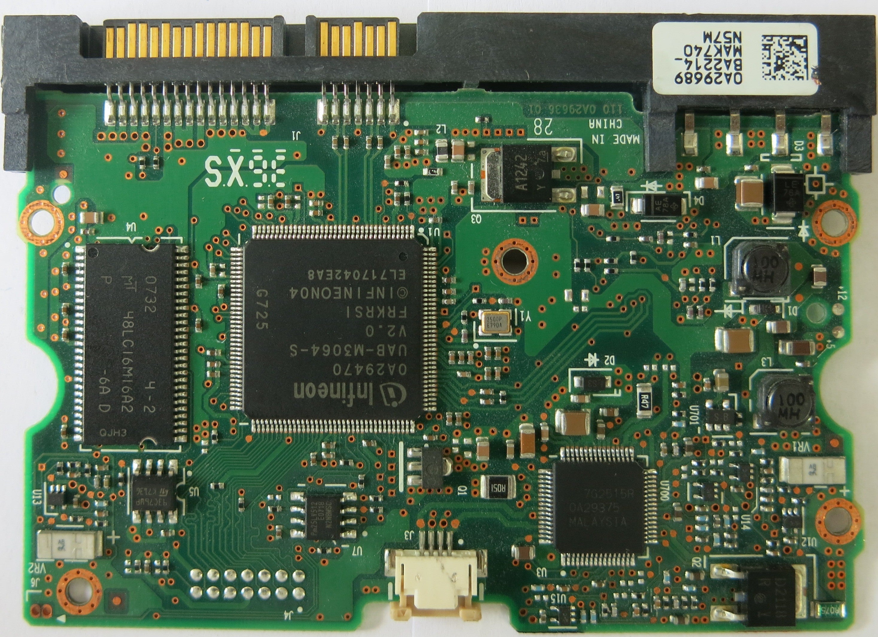 HITACHI HDS721075KLA330 P/N 41R0154 220 0A29636 01 PCB