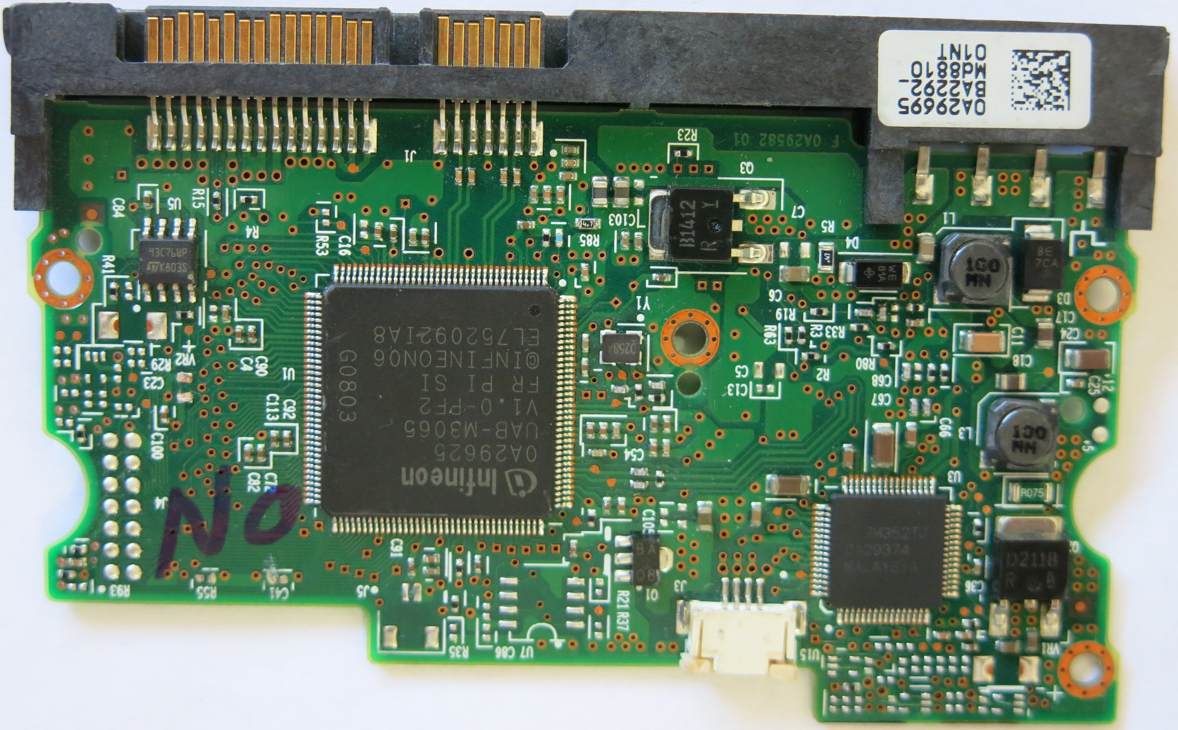 HITACHI HDS721680PLA380 F0A29582 01 PCB
