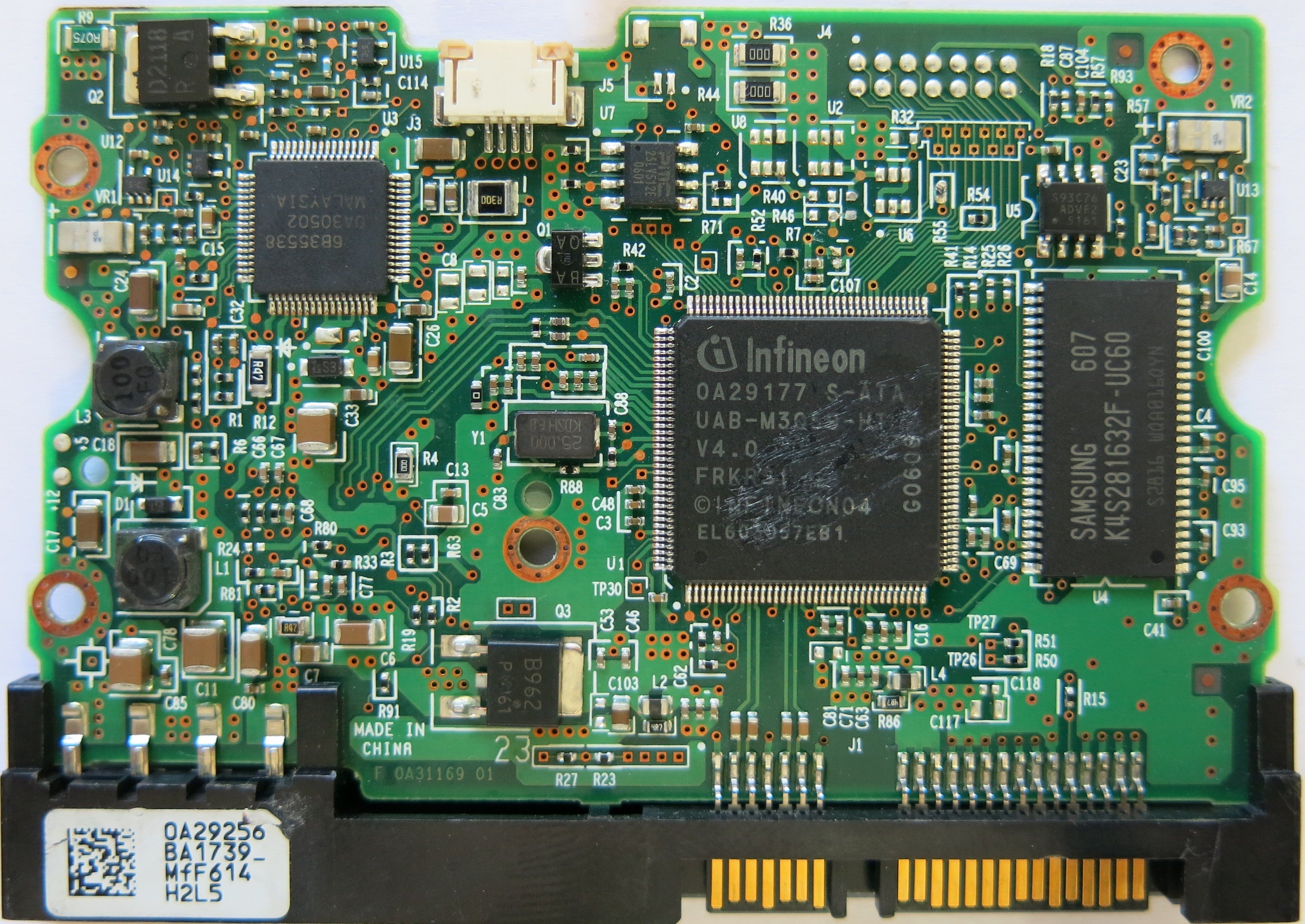 HITACHI HDS725050KLA360 F 0A31169 01 PCB