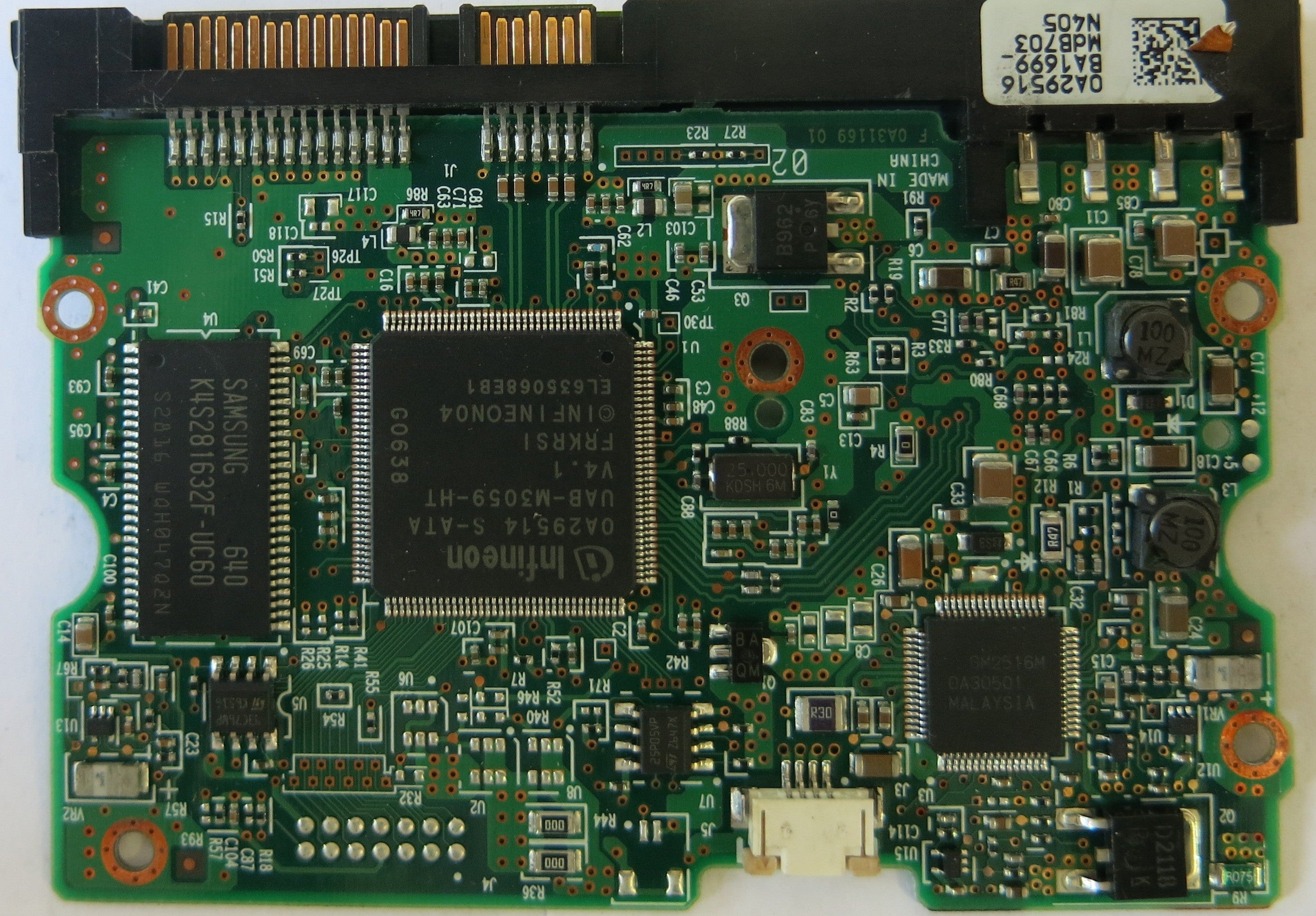 HITACHI HDS725050KLA360 P/N 0A32780 F 0A31169 01 PCB