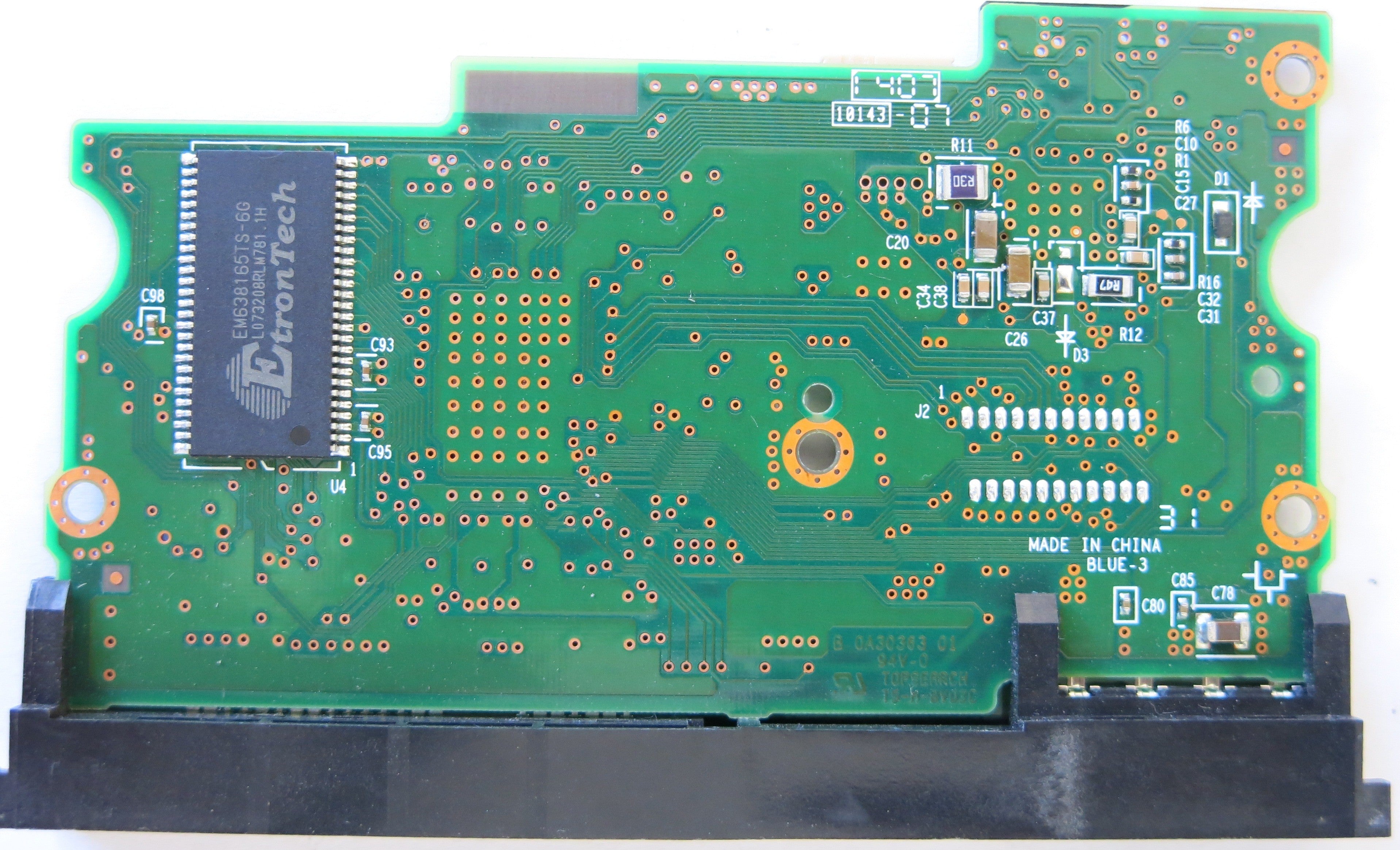 HITACHI HDS728080PLA380 F 0A30363 01 PCB