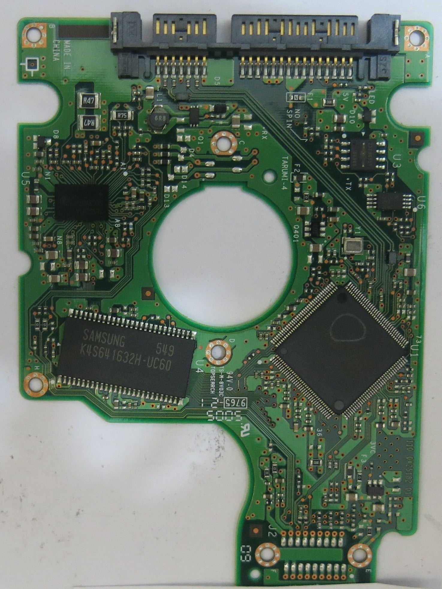 HITACHI HTS541080G9SA00 MLC DA1265 320 0A25182 01 PCB