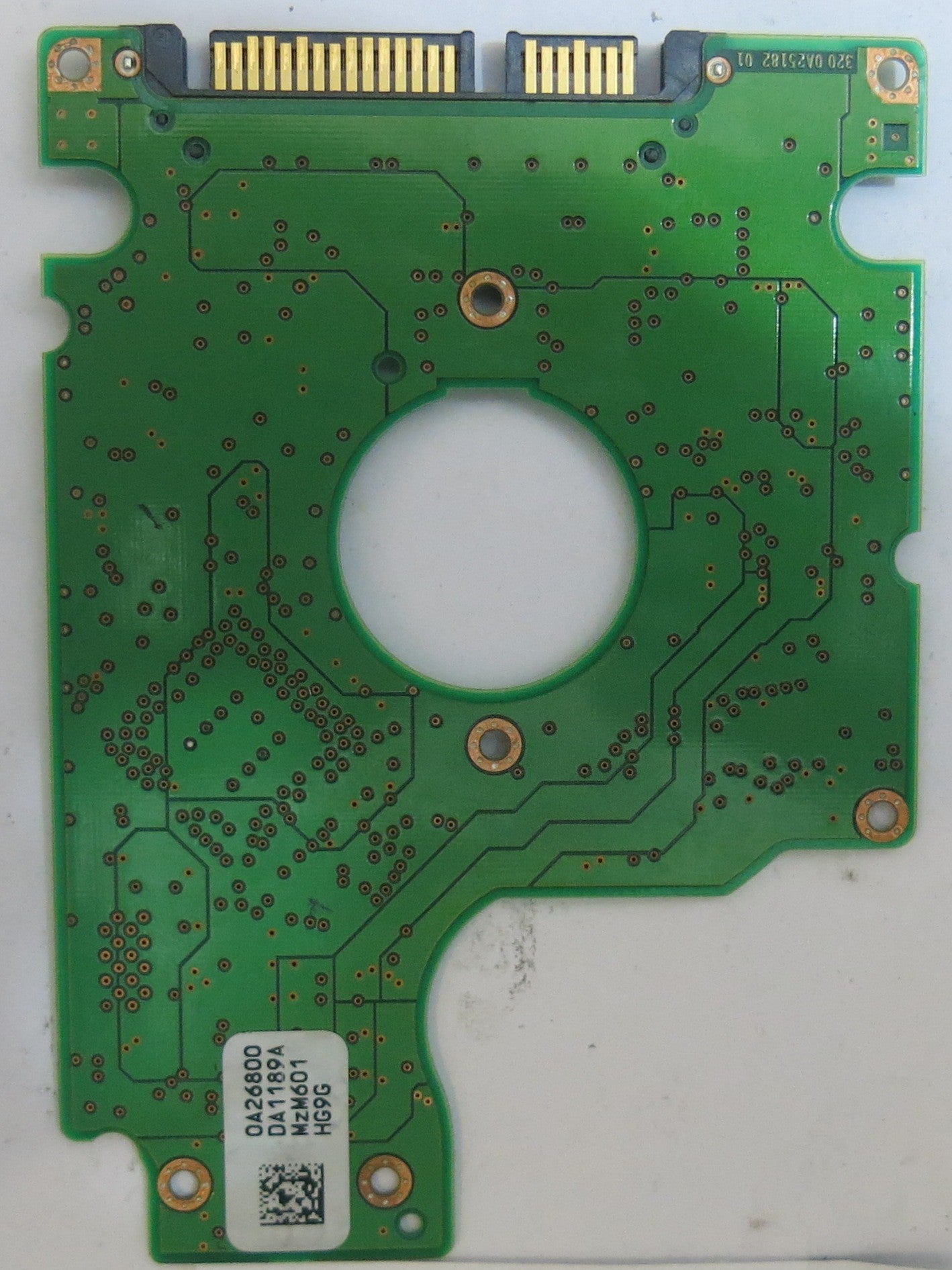 HITACHI HTS541080G9SA00 MLC DA1265 320 0A25182 01 PCB